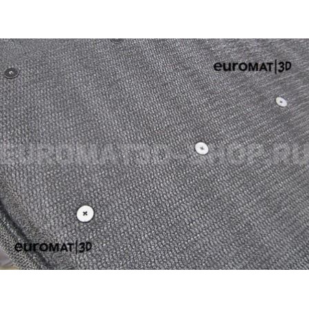 Текстильные 3D коврики Euromat3D Lux в салон для Lexus ES (2010-2014) № EM3D-003210T Бежевые