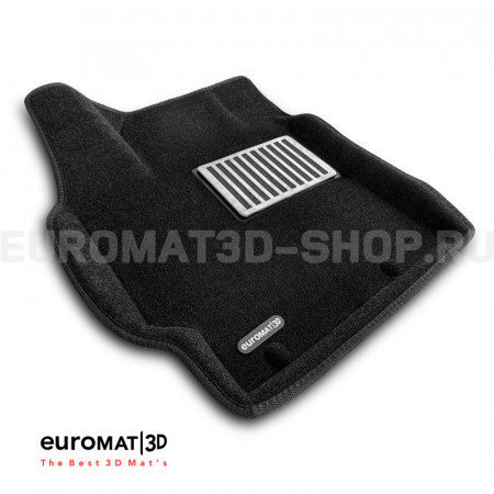 Текстильные 3D коврики Euromat3D Lux в салон для Toyota Corolla (2007-2012) № EM3D-005107