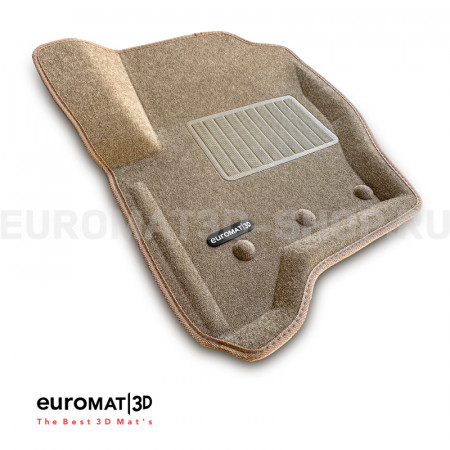 Текстильные 3D коврики Euromat3D Business в салон для Land Rover Discovery III (2005-2010) № EMC3D-003100T Бежевые Текстильные 3D коврики Euromat3D Business в салон для Land Rover Discovery III (2005-2010) № EMC3D-003100T Бежевые