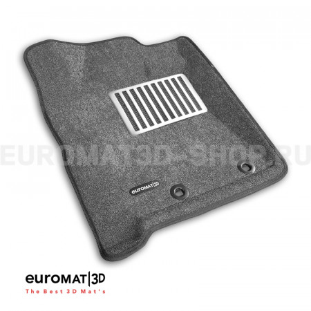 Текстильные 3D коврики Euromat3D Lux в салон для Lexus LX570 / LX450D (2012-2021) № EM3D-005140G Серые Текстильные 3D коврики Euromat3D Lux в салон для Lexus LX570 / LX450D (2012-2021) № EM3D-005140G Серые