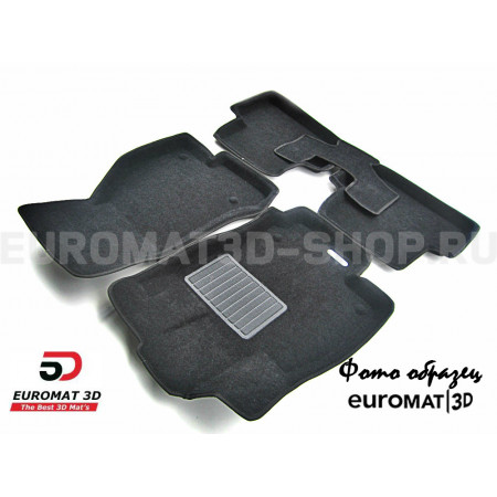 Текстильные 3D коврики Euromat3D Business в салон для Acura RDX (2014-) № EMC3D-000004