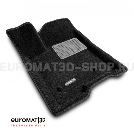 Текстильные 3D коврики Euromat3D Business в салон для Lada Vesta (2015-) № EMC3D-005308