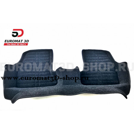 Текстильные 5D коврики с высоким бортом Euromat3D в салон для Ford Focus 3 (2011-) № EM5D-002207