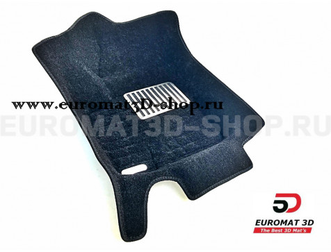 Текстильные 5D коврики с высоким бортом Euromat3D в салон для Ford Focus 3 (2011-) № EM5D-002207