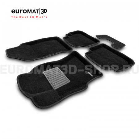 Текстильные 3D коврики Euromat3D Business в салон для Subaru XV (2017-) № EMC3D-004705