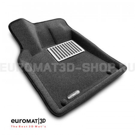 Текстильные 3D коврики Euromat3D Lux в салон для Porsche Macan (2014-) № EM3D-004103G Серые Текстильные 3D коврики Euromat3D Lux в салон для Porsche Macan (2014-) № EM3D-004103G Серые