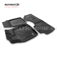 3D коврики Euromat3D EVA в салон для Geely Atlas (2018-2022) № EM3DEVA-001400