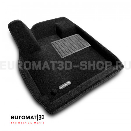 Текстильные 3D коврики Euromat3D Business в салон для Exeed TXL (2019-) № EMC3D-001423