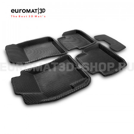 3D коврики Euromat3D EVA в салон для Subaru Legacy (2002-2009) № EM3DEVA-004707