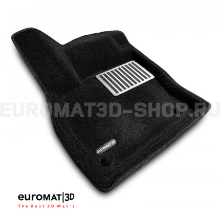 Текстильные 3D коврики Euromat3D Lux в салон для Volkswagen Taos (2021-) № EM3D-004501
