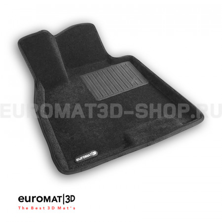 Текстильные 3D коврики Euromat3D Business в салон для Genesis GV80 (2021-) № EMC3D-001440