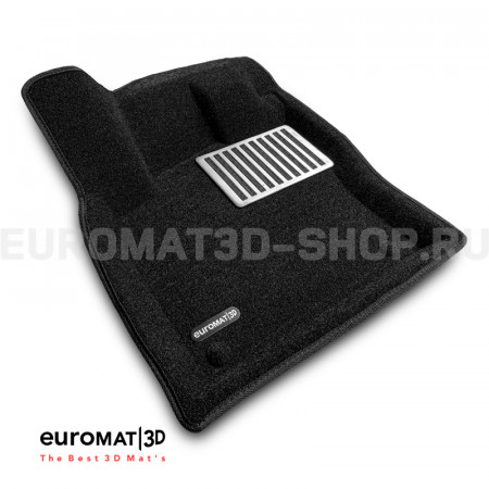 Текстильные 3D коврики Euromat3D Lux в салон для Volkswagen Tiguan L (2020-2024) № EM3D-005415.2