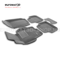 Текстильные 3D коврики Euromat3D Business в салон для Honda Accord (2002-2007) № EMC3D-002605G Серые Текстильные 3D коврики Euromat3D Business в салон для Honda Accord (2002-2007) № EMC3D-002605G Серые