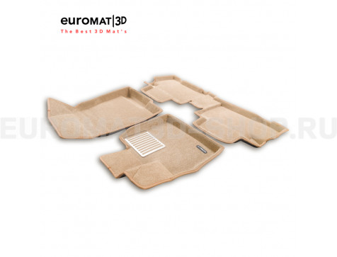 Текстильные 3D коврики Euromat3D Lux в салон для Tenet T8 (2025-) № EM3D-001446T Бежевые Текстильные 3D коврики Euromat3D Lux в салон для Tenet T8 (2025-) № EM3D-001446T Бежевые